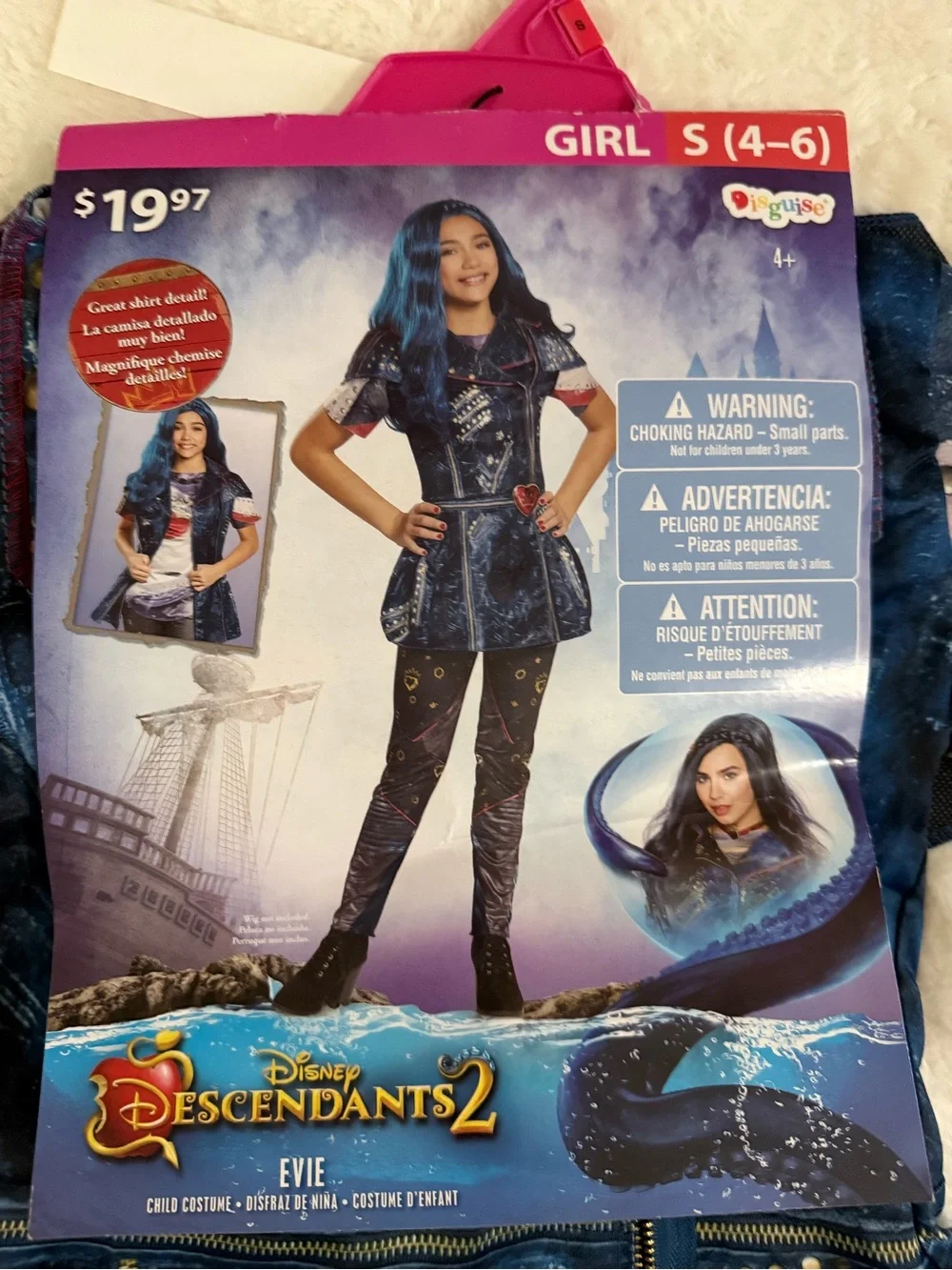 Disney Descendants 2 Evie Girls Costume - Blue